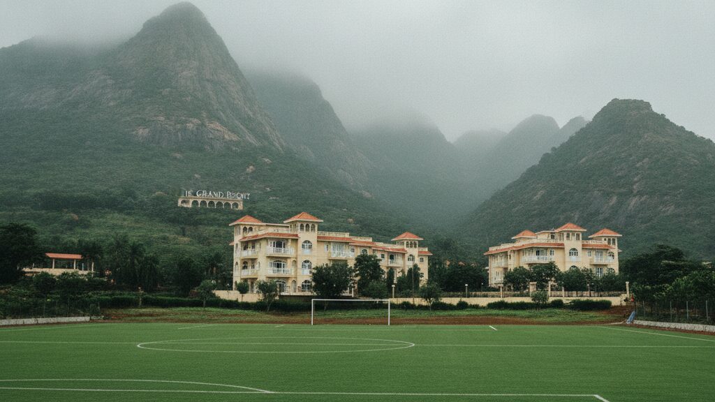 Pure Veg Resorts Around Mumbai with Turf and Sports Activities
