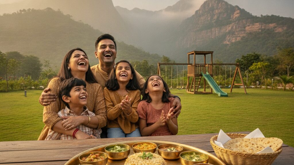 Family Resorts Around Mumbai with Pure Veg Food and Kids’ Play Area