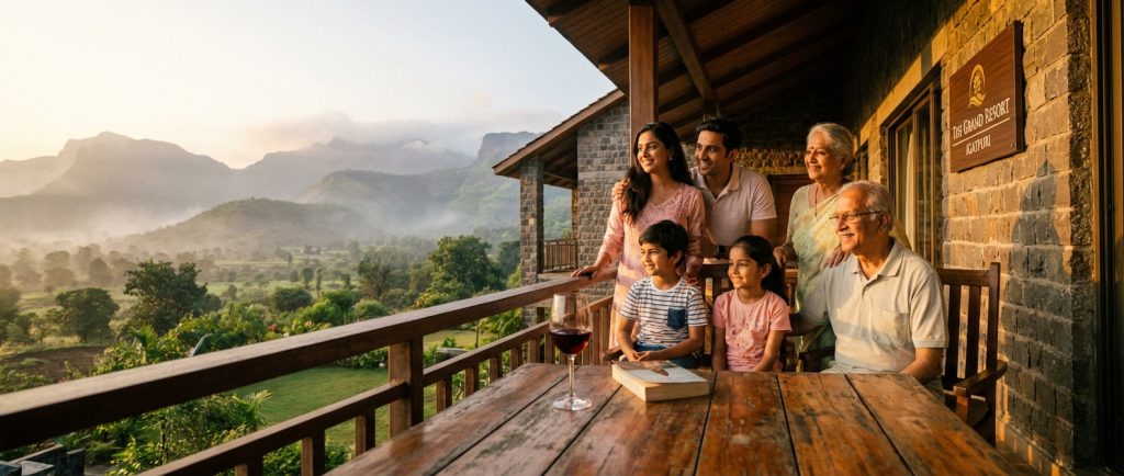 best vineyards in nashik for family stay