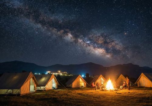 A magical night of camping in Igatpuri this December under clear skies